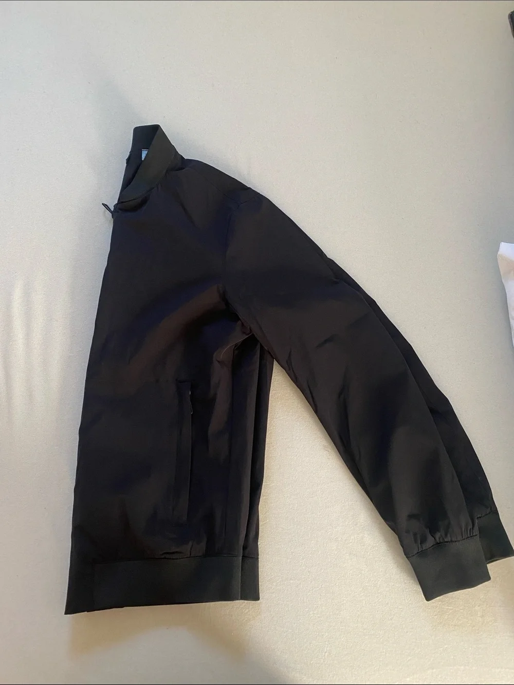 Tahari Black Men's Bomber Jacket with Zip